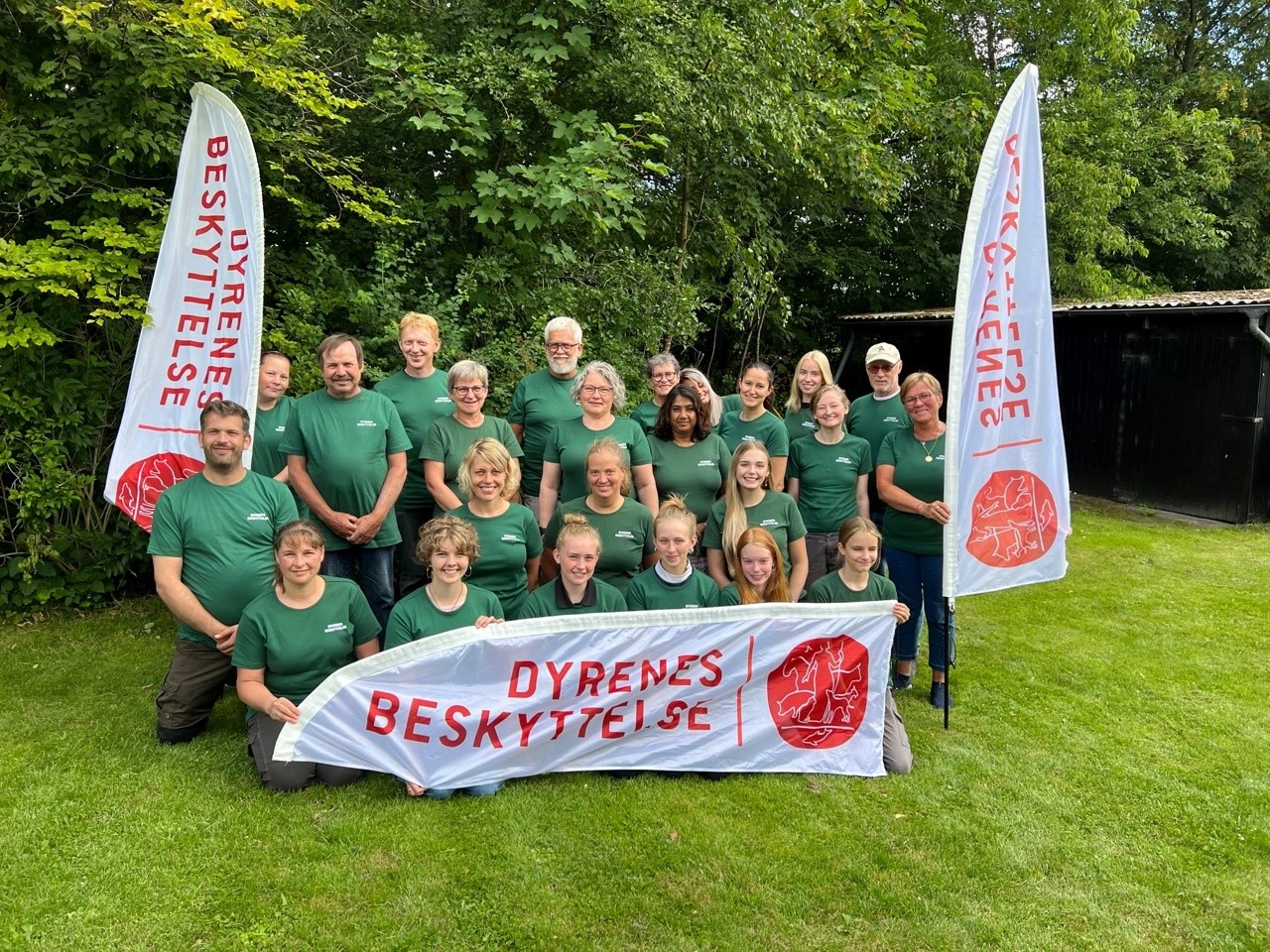 Medarbejdere på Brande dyreinternat