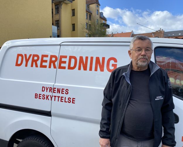 René Thurøe, frivillig dyreredder i Dyrenes Beskyttelse