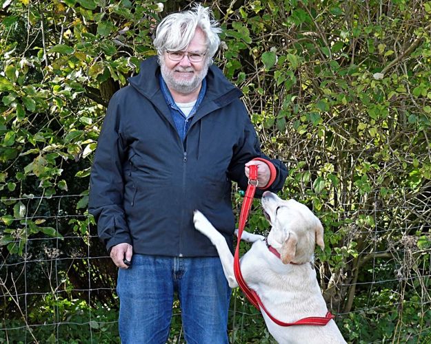 Ole Juul med sin hund