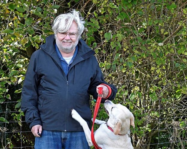 Ole Juul med sin hund