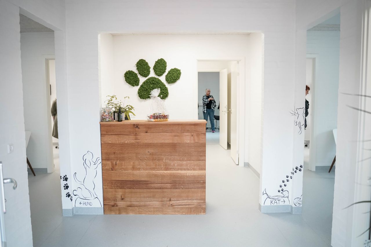 Receptionen hos Dyrlægen Nordjylland